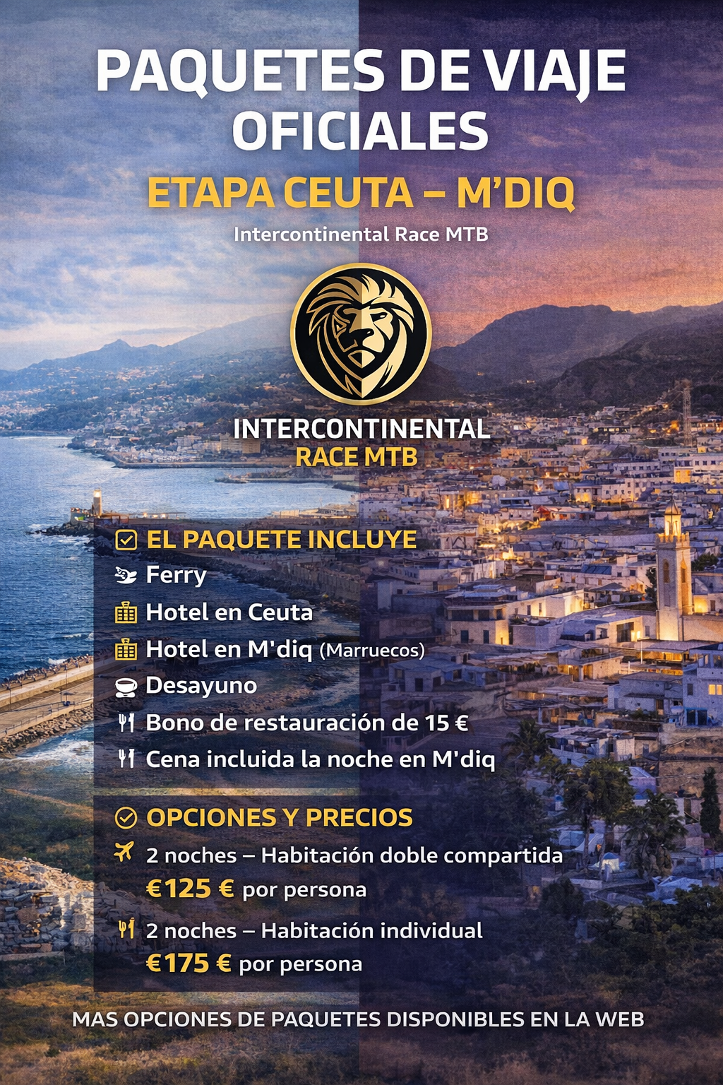 

<!-- THEME DEBUG -->
<!-- THEME HOOK: 'field' -->
<!-- FILE NAME SUGGESTIONS:
   ▪️ field--title--full.html.twig
   ▪️ field--node--title--evento.html.twig
   ✅ field--node--title.html.twig
   ▪️ field--node--evento.html.twig
   ▪️ field--title.html.twig
   ▪️ field--string.html.twig
   ▪️ field.html.twig
-->
<!-- BEGIN OUTPUT from 'core/modules/node/templates/field--node--title.html.twig' -->

<span>PAQUETES DE VIAJE INTERCONTINENTAL RACE EUROPA MTB &Aacute;FRICA 2026</span>

<!-- END OUTPUT from 'core/modules/node/templates/field--node--title.html.twig' -->

